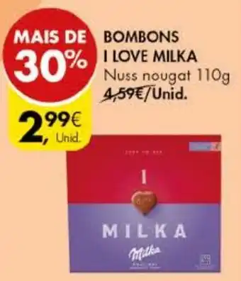 Pingo Doce BOMBONS I LOVE MILKA 110g promoção