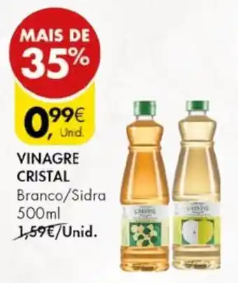 VINAGRE CRISTAL Branco/Sidra 500ml
