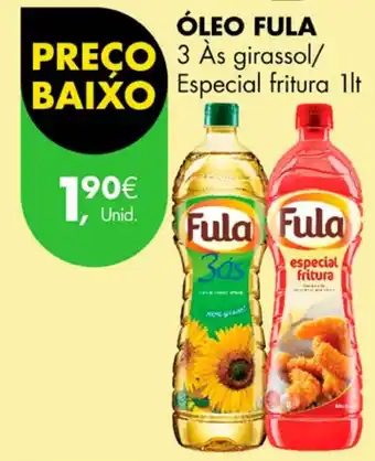 Pingo Doce ÓLEO FULA 3 Às girassol/ Especial fritura 1lt promoção