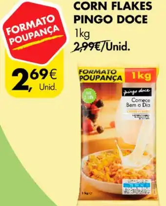 Pingo Doce CORN FLAKES PINGO DOCE 1kg promoção
