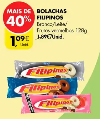 Pingo Doce BOLACHAS FILIPINOS 128g promoção