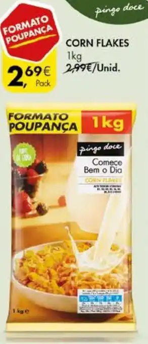 Pingo Doce CORN FLAKES 1kg promoção