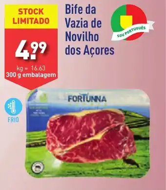 Bife da Vazia de Novilho dos Açores 300g