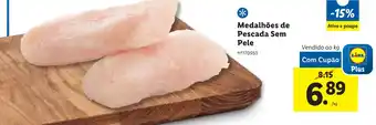 Lidl Medalhões de Pescada Sem Pele Vendido ao kg promoção