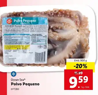 Lidl Ocean Sea Polvo Pequeno Emb. 900 g promoção