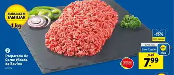 Lidl Preparado de Carne Picada de Bovino promoção