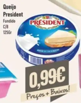 Belita Queijo President Fundido C/8 125Gr promoção