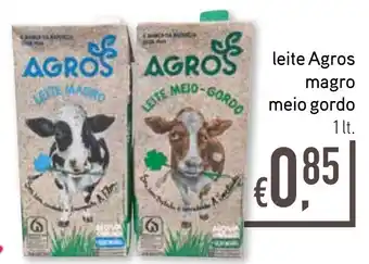 Bolama leite Agros magro meio gordo 1 lt. promoção