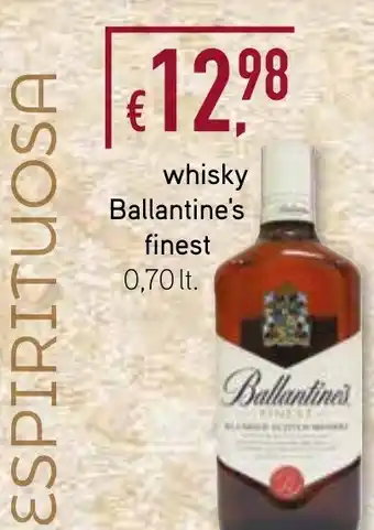 whisky Ballantine's finest 0.70lt
