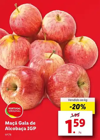 Lidl Maçã Gala de Alcobaça IGP promoção