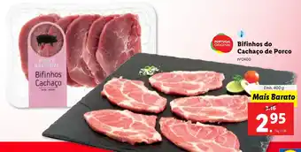 Lidl Bifinhos do Cachaço de Porco promoção