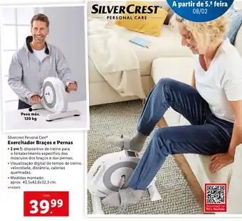 Lidl Silvercrest Personal Care Exercitador Braços e Pernas promoção