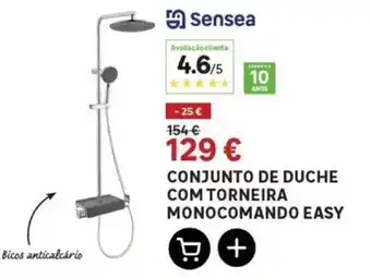 Leroy Merlin CONJUNTO DE DUCHE COM TORNEIRA MONOCOMANDO EASY promoção