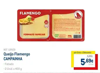 Makro Queijo Flamengo CAMPAINHA promoção
