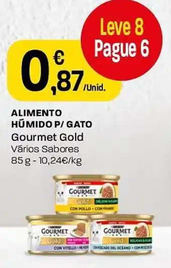 Intermarché ALIMENTO HÚMIDO P/ GATO Gourmet Gold Vários Sabores 85 g promoção