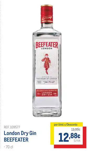 London Dry Gin BEEFEATER 70cl