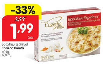 Minipreço Bacalhau Espiritual Cozinha Pronta 400g promoção