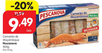 Minipreço Camarão de Moçambique Pescanova 400g promoção