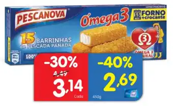 Minipreço Pescanova Barrinhas de Pescada Panada 450g promoção