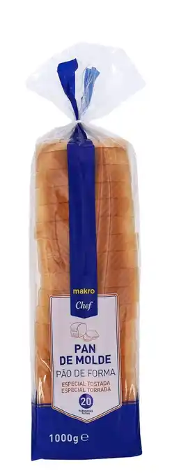 Makro makro Chef Pao Especial Para Tostas 1 Kg promoção