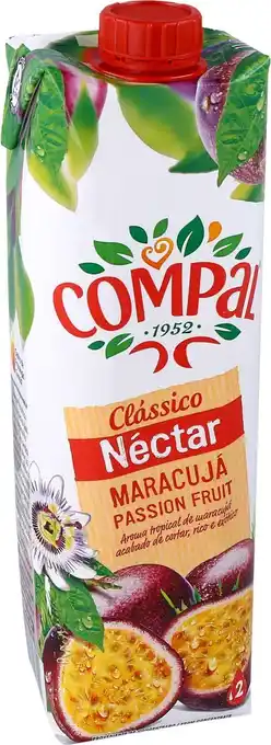 Makro COMPAL Nectar Maracujá Tetra 12 X 1L promoção