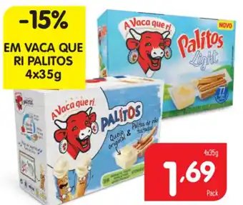 Minipreço Vaca Que Ri Palitos 4x35g promoção
