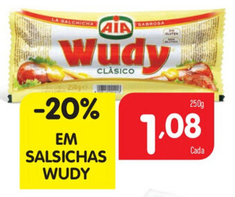 Minipreço Salsichas Wudy 250g promoção