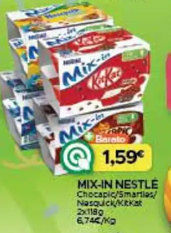 Supermercados Preços Baixos MIX-IN NESTLÉ promoção