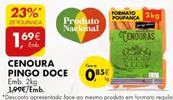 Pingo Doce CENOURA PINGO DOCE Emb. 2kg promoção