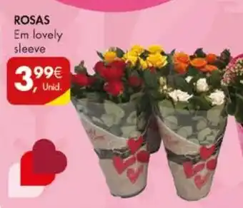 Pingo Doce ROSAS Em lovely sleeve promoção