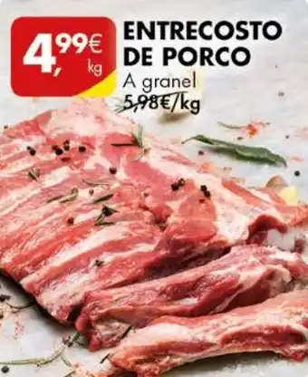 Pingo Doce ENTRECOSTO DE PORCO a granel kg promoção