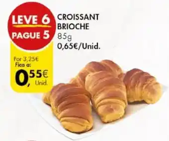 Pingo Doce CROISSANT BRIOCHE 85g promoção