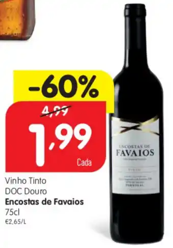 Minipreço Vinho Tinto DOC Douro Encostas de Favaios 75cl promoção