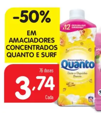 Minipreço Amaciadores Concentrados Quanto 76 doses promoção