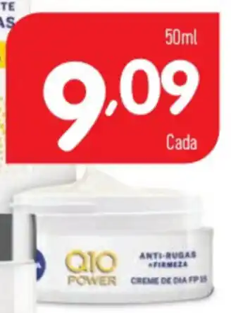 Minipreço Q10 Power Anti-Rugas + Fermiza Creme Nivea 50ml promoção