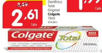 Dentrífrico Total Original Colgate 75ml
