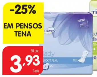 Minipreço Tena Lady Extra 20 uni. promoção