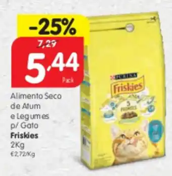 Minipreço Alimento Seco de Atum e Legumes P/Gato Friskies 2kg promoção