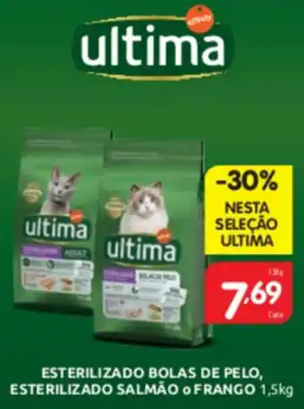Esterilizado Bolas de Pelo, Salmão o Frango 1,5kg