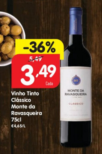 Vinho Tinto Clássico Monte da Ravasqueira 75cl