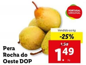 Lidl Pera Rocha do Oeste DOP promoção
