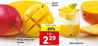 Lidl Manga Maturada Osteen promoção