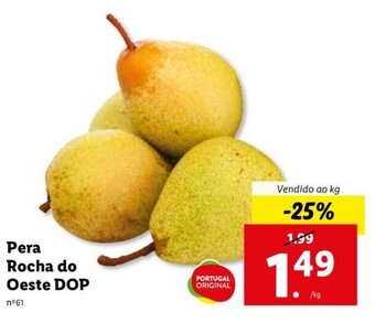 Lidl Pera Rocha do Oeste DOP promoção