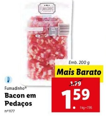 Lidl Fumadinho Bacon em Pedaços 200g promoção