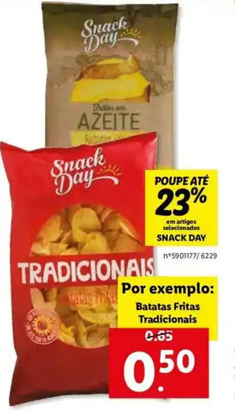 Lidl Snack Day Batata Fritas Tradicionais promoção