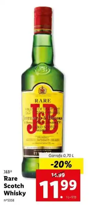 J&B Rare Scotch Whisky 0,70L