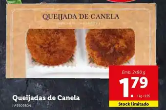 Lidl Queijadas de Canela 2x90g promoção