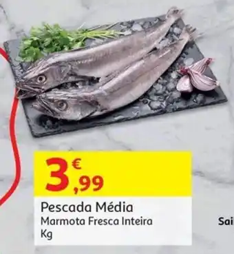 Auchan Pescada Média Marmota Fresca Inteira Kg promoção