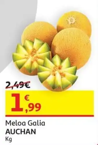 Auchan Meloa Galia AUCHAN Kg promoção