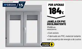 Brico Depôt JANELA EM PVC OSCILOBATENTE promoção